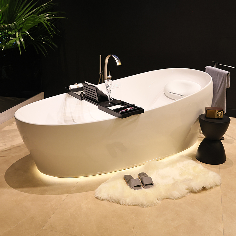 TOTO晶雅按摩浴缸PJYD2200PW独立成人泡澡气泡冲浪按摩浴缸2.2米 - 图0