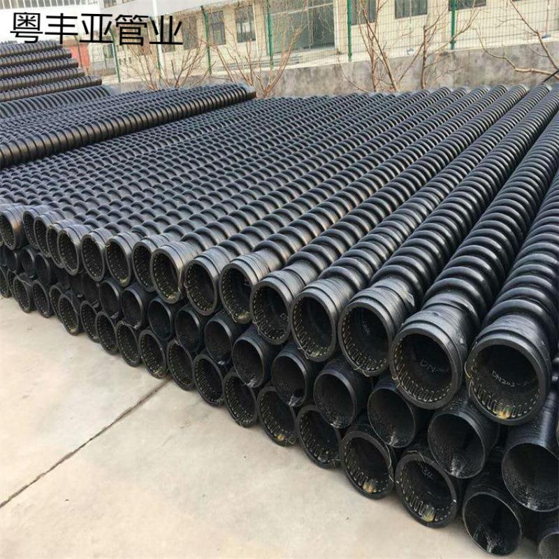热缠绕结构壁B型管pe排水管克拉管缠绕管雨水管300排污克拉管 - 图0