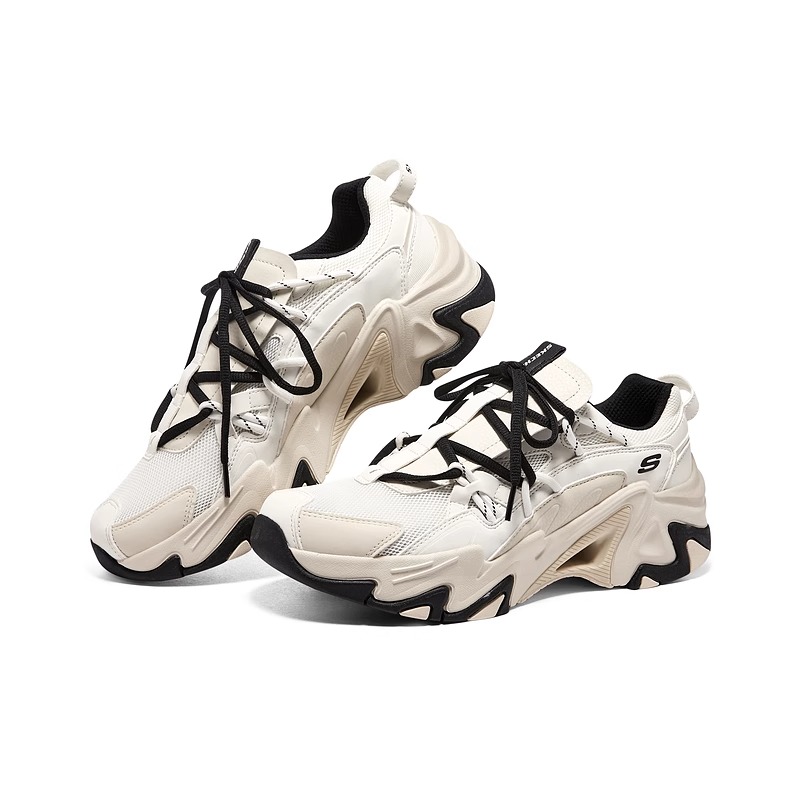 Skechers斯凯奇官方运动鞋机能风老爹鞋经典复古透气夏季新款男鞋