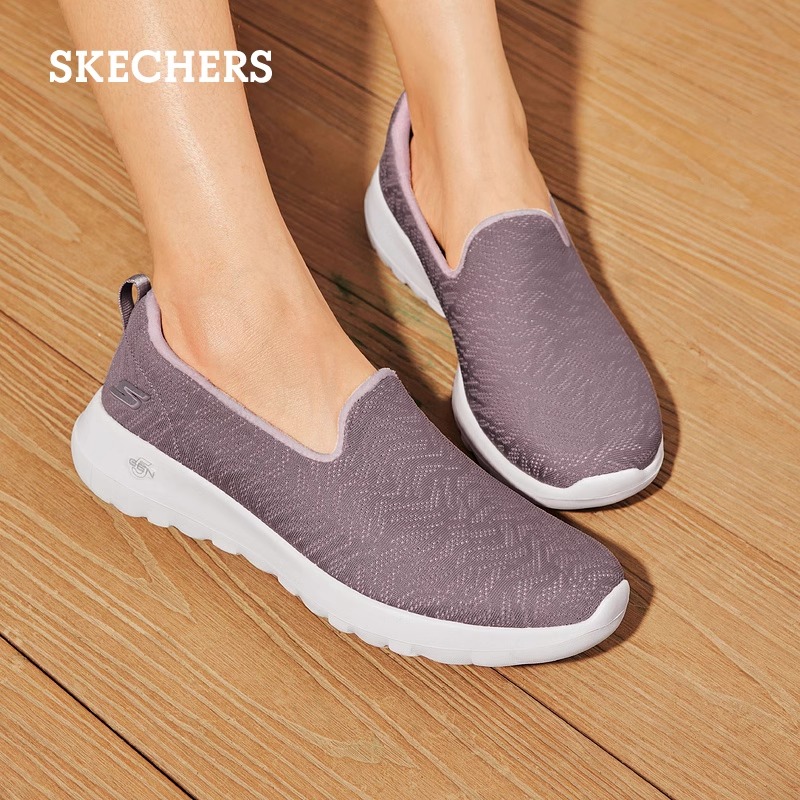Skechers斯凯奇秋冬季女一脚蹬休闲鞋中老年加绒加厚妈妈健步鞋女