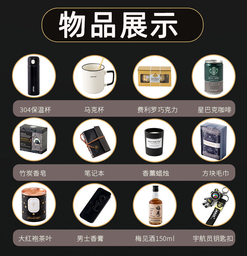 伴手礼男士送伴郎小众高级感实用小礼品结婚礼盒婚礼兄弟团