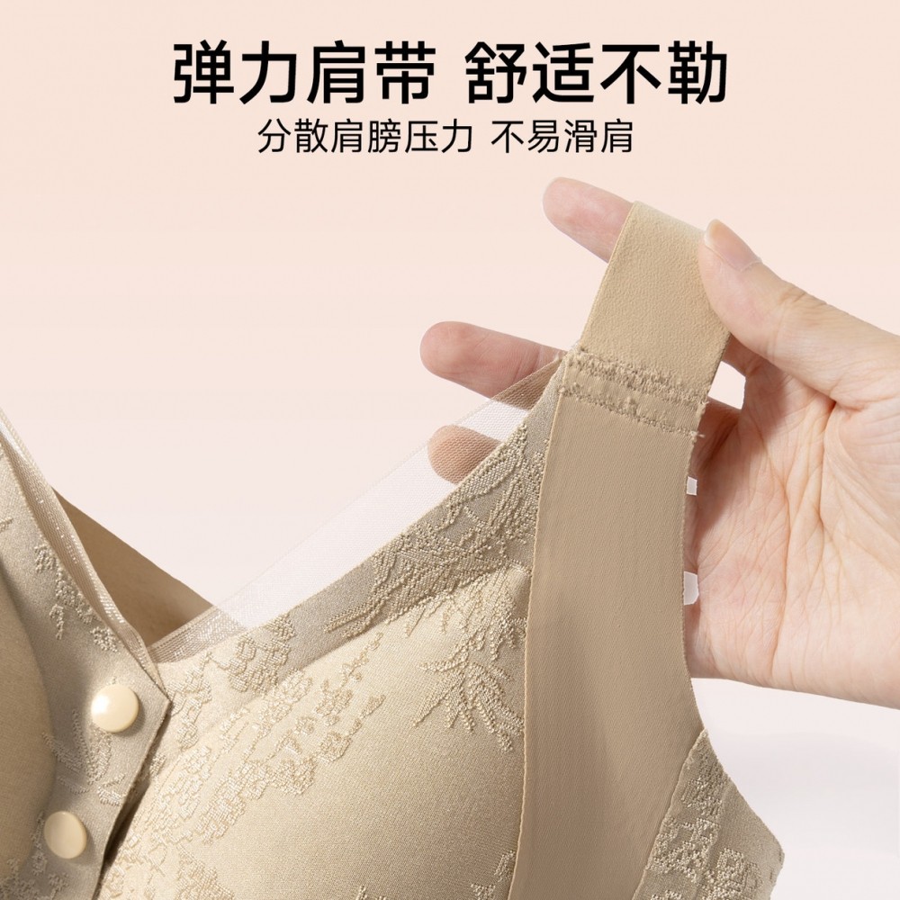 婷美中老年文胸女聚拢提拉防垂2026新款送妈妈国风新中式前扣内衣,淘宝优惠券,粉丝福利购,淘宝优惠卷