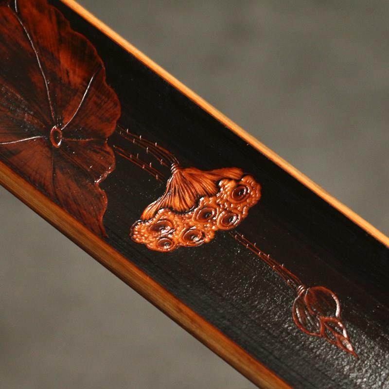 高品质手工雕刻天然广西老煤竹香插入底座竹雕竹香炉檀香道具,淘宝优惠券,粉丝福利购,淘宝优惠卷