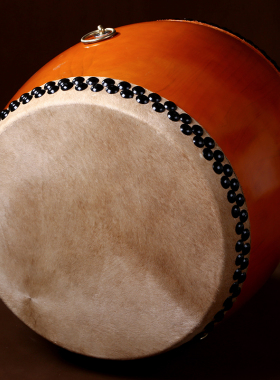 新品寺庙大鼓堂鼓牛皮手鼓法鼓锣鼓E佛具佛堂用品庙堂钟鼓乐器用