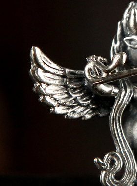 极速藏银b大鹏金翅鸟挂件藏式男女个性护法神民族风情侣配饰大鹏