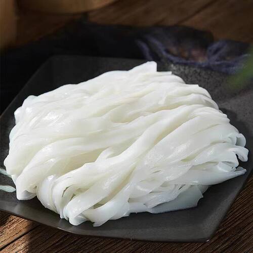正宗鲜河粉牛河广东鲜切湿河粉新鲜牛河粉炒粉老友粉米线代餐粉 - 图3
