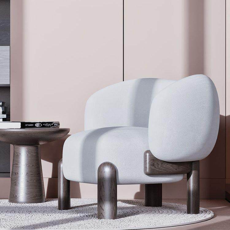 设计师沙发椅北欧单人椅网红扶手椅客厅阳台实木休闲椅侘寂风椅子,淘宝优惠券,粉丝福利购,淘宝优惠卷