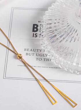 装饰项链长款2024新款秋冬配饰百搭衣服挂件吊坠毛衣链轻奢高级感