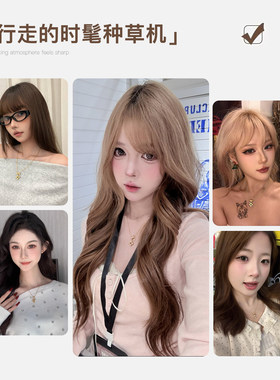 金色闪锆镂空四叶草吊坠项链女轻奢小众高级感毛衣链配饰长款颈链