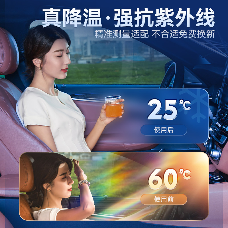 速发魏派坦克热0/p8/vv5/wey7/vv6/拿铁汽0前挡防晒隔车遮伞帘专 - 图1