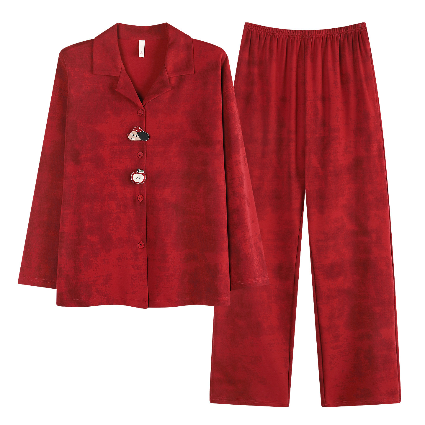都市丽人情侣红色睡衣2025新款纯棉长袖本命年结婚秋冬男女家居服,淘宝优惠券,粉丝福利购,淘宝优惠卷