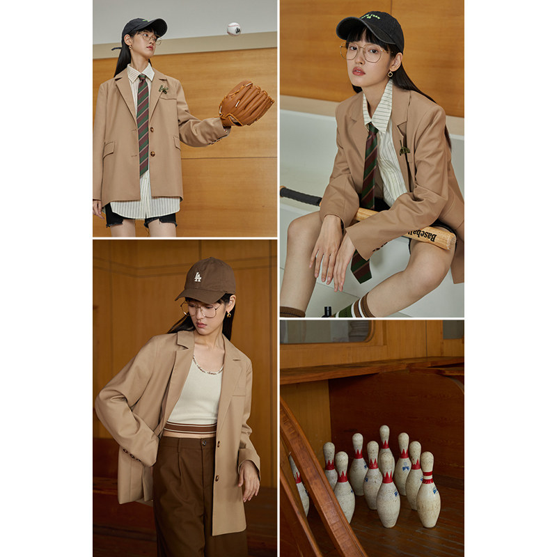 茵曼外套2021年秋季新款潮百搭复古 茵曼一零一度短外套