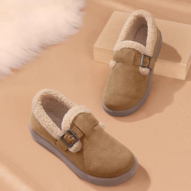 老北京棉鞋女冬季加绒2025新款保暖一脚蹬布鞋防滑妈妈外穿豆豆鞋,淘宝优惠券,粉丝福利购,淘宝优惠卷