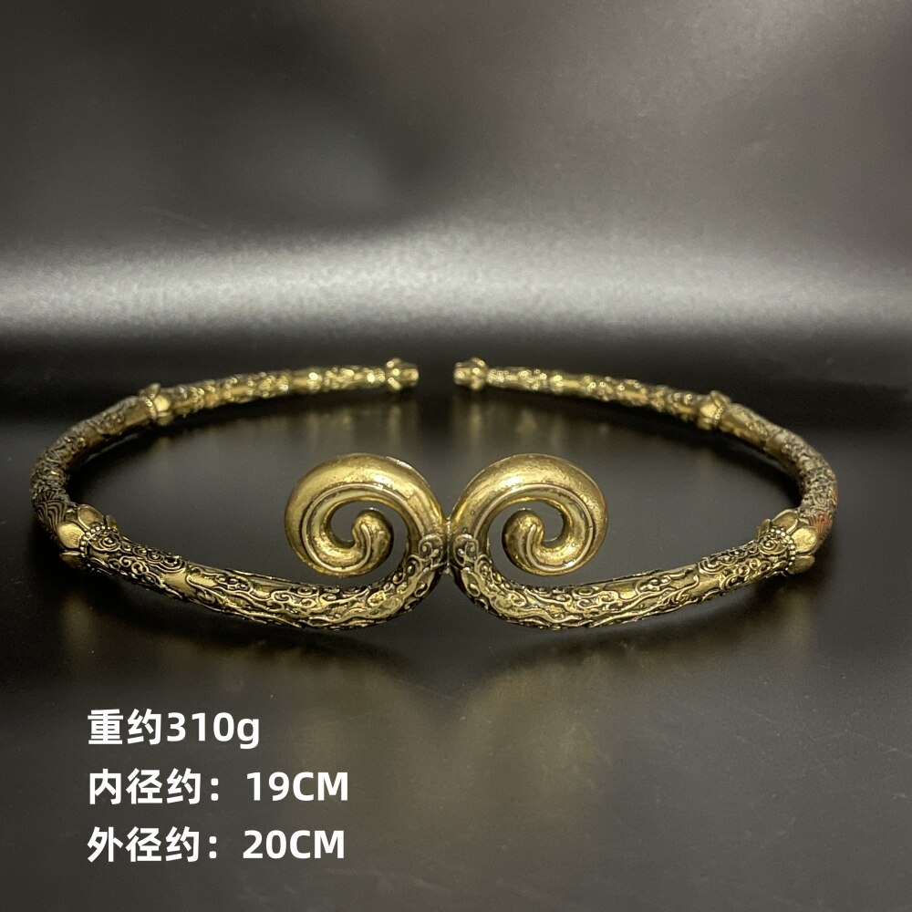 黑神话悟空金箍棒实体典藏版周边全金属紧箍手办首饰戒指收藏纪念