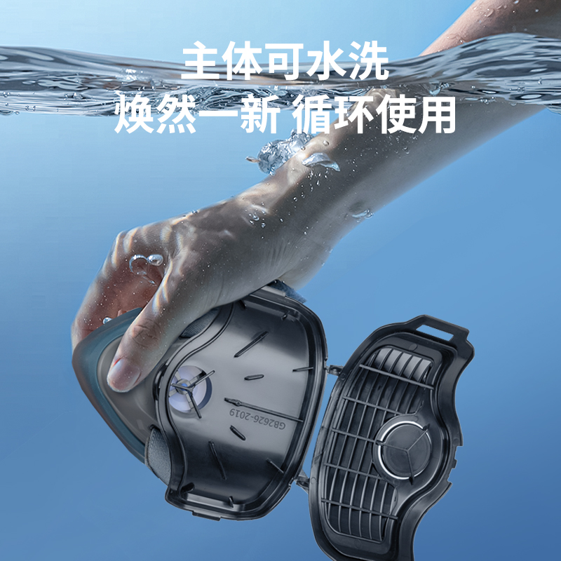 防尘肺口罩防工业重度防粉尘灰尘呼吸面罩专用喷漆打磨防护过滤棉 - 图2