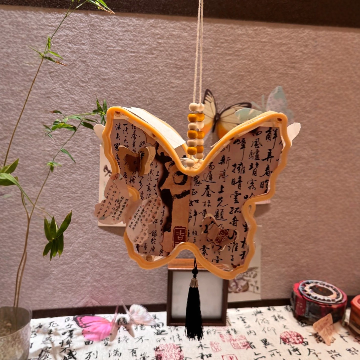 古风蝴蝶diy手工礼物灯笼材料包创意礼物中秋送男女朋友新中式灯,淘宝优惠券,粉丝福利购,淘宝优惠卷