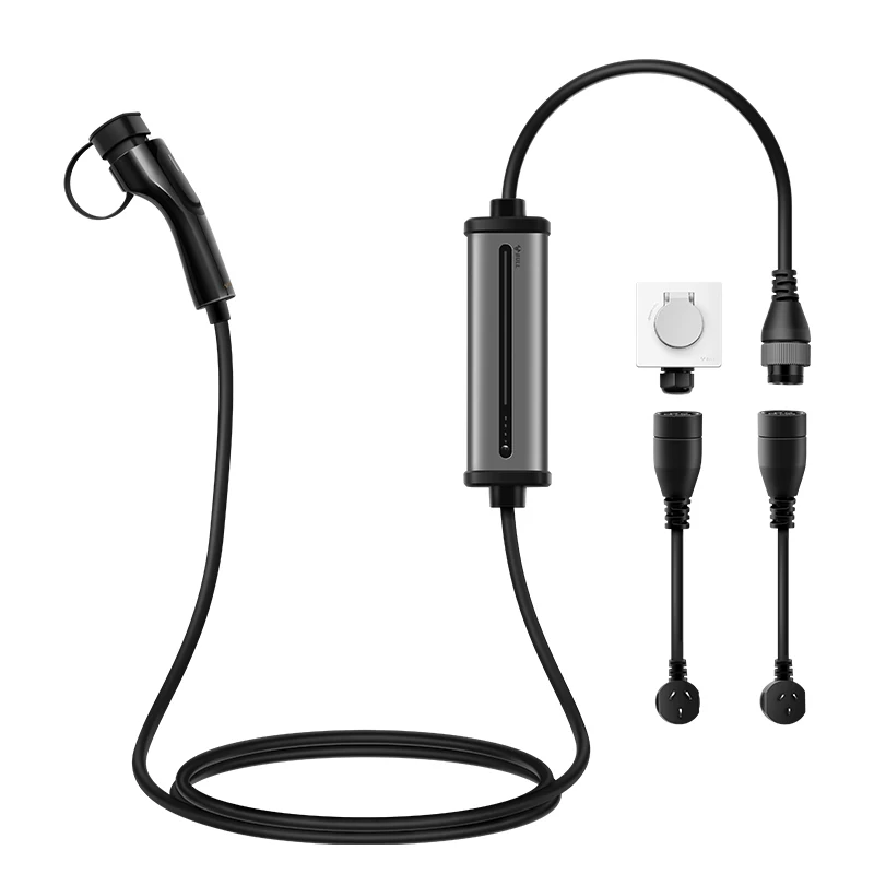 Bull Mobile Portable Charging Pile 3.5/7/11kW New Energy General Home Tesla Car Charging Gun