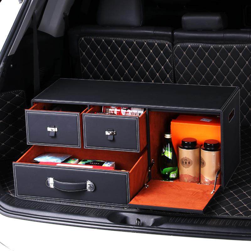 海德林汽车后备箱储物箱子抽屉式车载收纳盒车用后背杂物整理厂家,淘宝优惠券,粉丝福利购,淘宝优惠卷