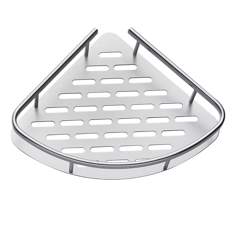 九牧卫浴 卫生间浴室挂件置物架收纳台转角架太空铝三角篮937124,淘宝优惠券,粉丝福利购,淘宝优惠卷