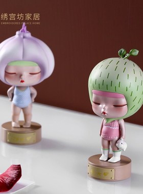 速发白夜童话卡路里小礼件可爱孩创意摆品儿童桌房面装饰品