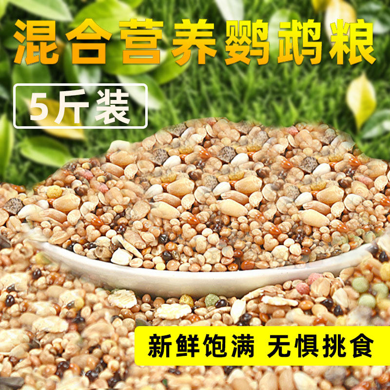 鹦鹉混合粮中小型鸟食牡丹玄凤虎皮鸟粮专用粮食谷子黍子带壳谷子,淘宝优惠券,粉丝福利购,淘宝优惠卷