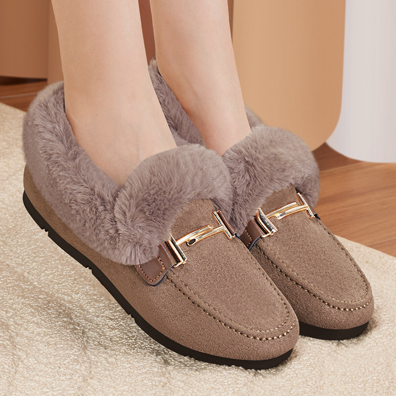 老北京布鞋女冬季加绒防滑保暖中老年豆豆棉鞋新款厚底休闲妈妈鞋,淘宝优惠券,粉丝福利购,淘宝优惠卷