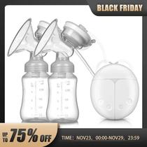 New Electric Double Breast Pump USB BPA Free Breast Pumps Ba
