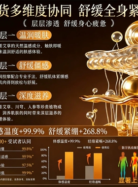 生姜艾草按摩精油全身体通经络发热排免洗毒开背推拿刮痧旗舰店