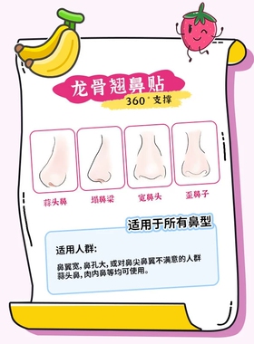 翘鼻贴记忆鼻翼贴可以反复使用瘦