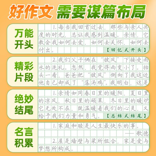 中考满分作文字帖7-9年级初中生人教版同步练字帖好词好句好段历年真题素材初钢笔描红临摹练习文言文古诗楷体硬笔楷书课本汉字 - 图2
