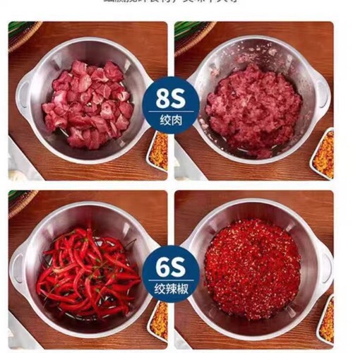 新飞家用绞肉机电动多功能料理机绞肉和面搅拌机器肉馅国货商用 - 图2