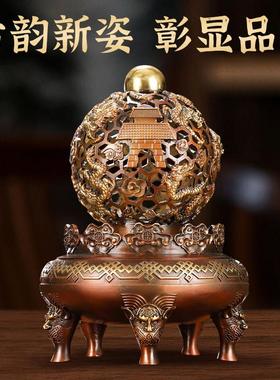 九转干 干坤鼎摆件中式招财客厅老板办公室装饰品公司店铺开 业礼