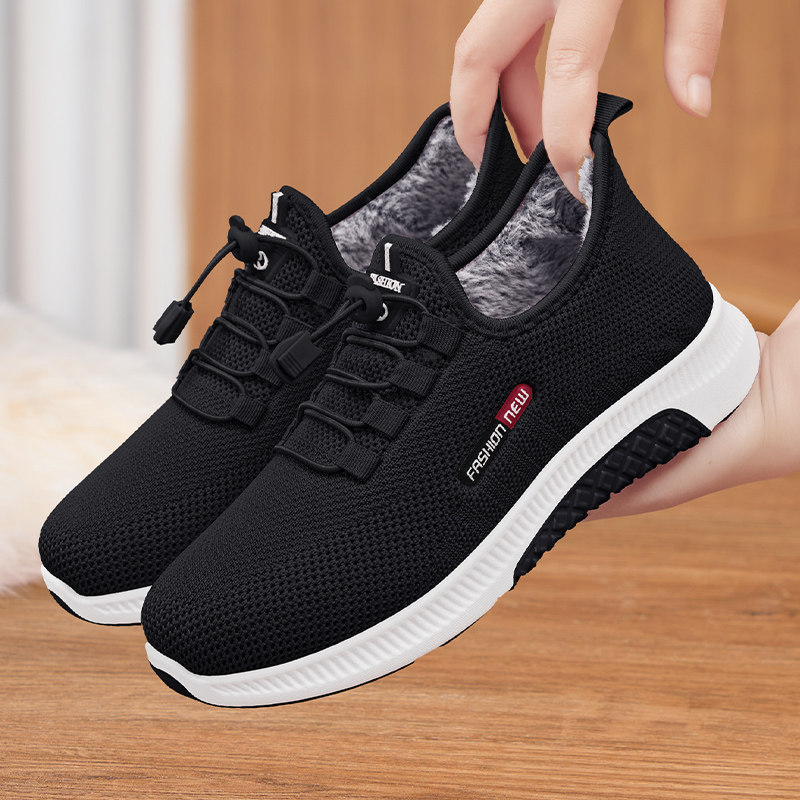 老北京布鞋女秋冬加绒加厚新款保暖中老年妈妈运动防滑软底二棉鞋,淘宝优惠券,粉丝福利购,淘宝优惠卷