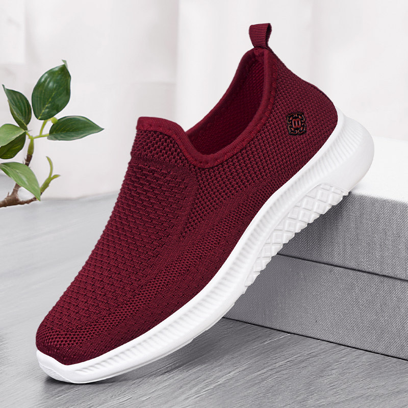 老北京布鞋女新款网面透气妈妈防滑时尚网鞋一脚蹬运动健步老人鞋,淘宝优惠券,粉丝福利购,淘宝优惠卷