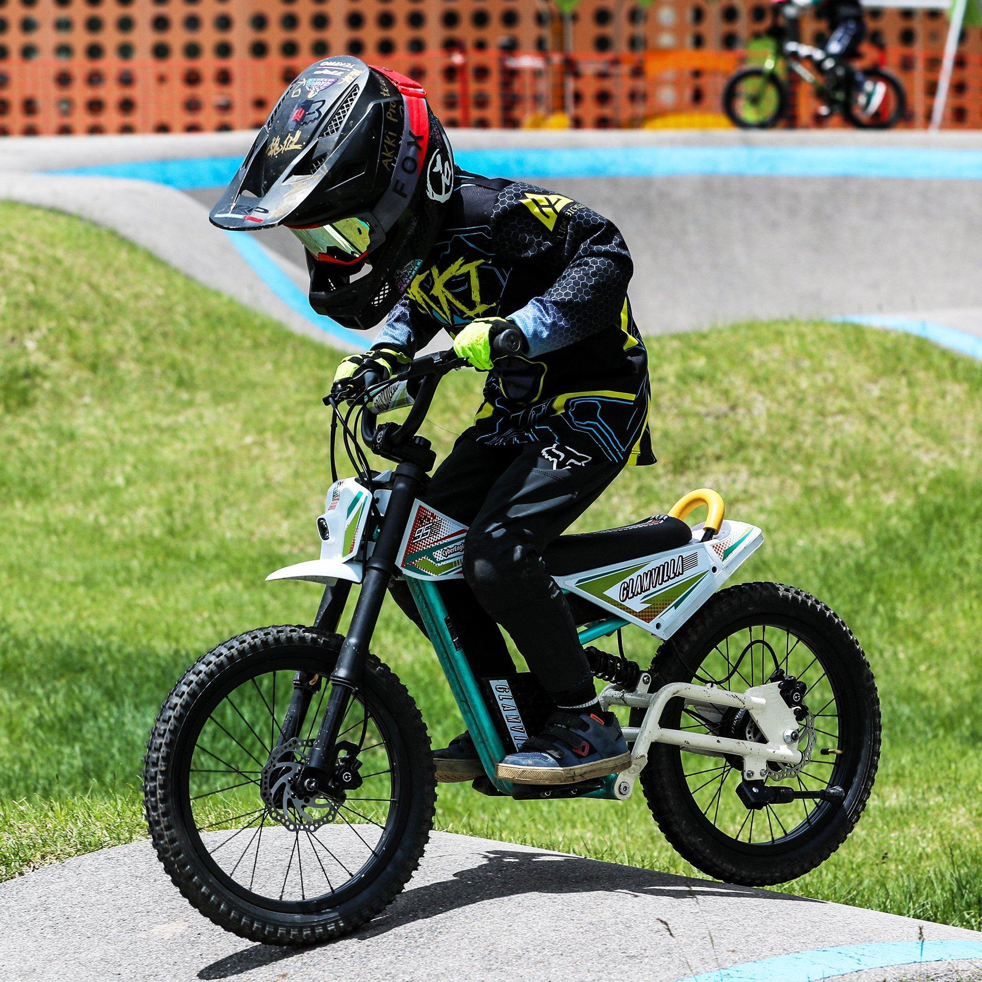 GLAMVILLA雏鹰儿童智能街道赛事山地越野助力摩托车玩具车自行车,淘宝优惠券,粉丝福利购,淘宝优惠卷