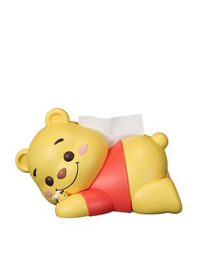 速发维尼熊纸巾盒摆件用居高档客厅餐桌纸抽盒创意家面茶几桌家装