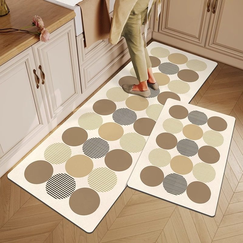 硅藻泥厨房地垫防滑防油可擦耐脏免洗专用脚垫吸油吸水地毯可裁剪,淘宝优惠券,粉丝福利购,淘宝优惠卷
