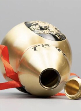 极速黄铜葫芦摆件招财纳福家居客厅金属工艺礼品摆饰铜器百福葫芦