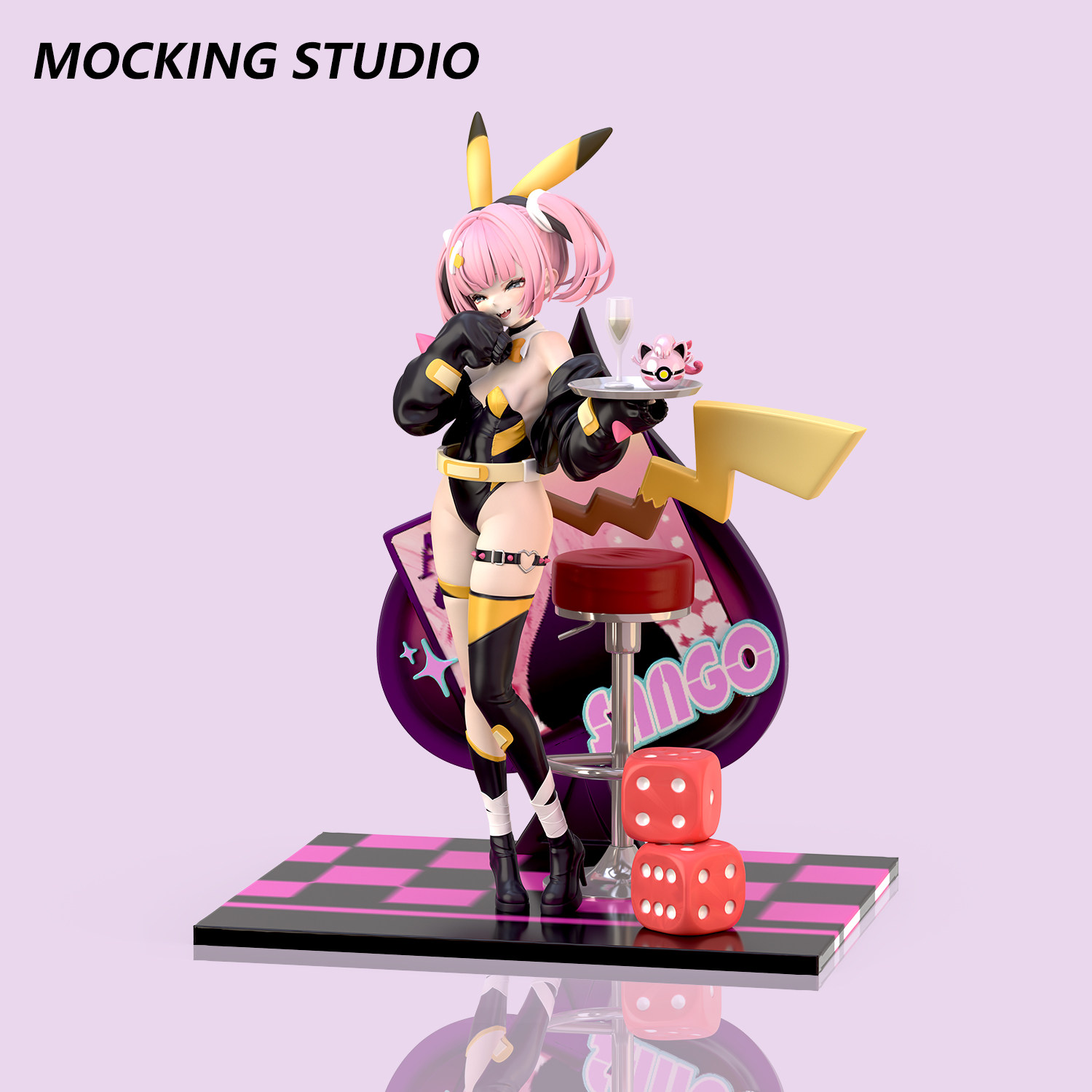 主意玩家原创系列之色诱探梦队员：珊瑚GK手办摆件模型模玩吼叫尾,淘宝优惠券,粉丝福利购,淘宝优惠卷