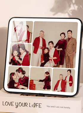 六宫格相框摆台儿童婚纱