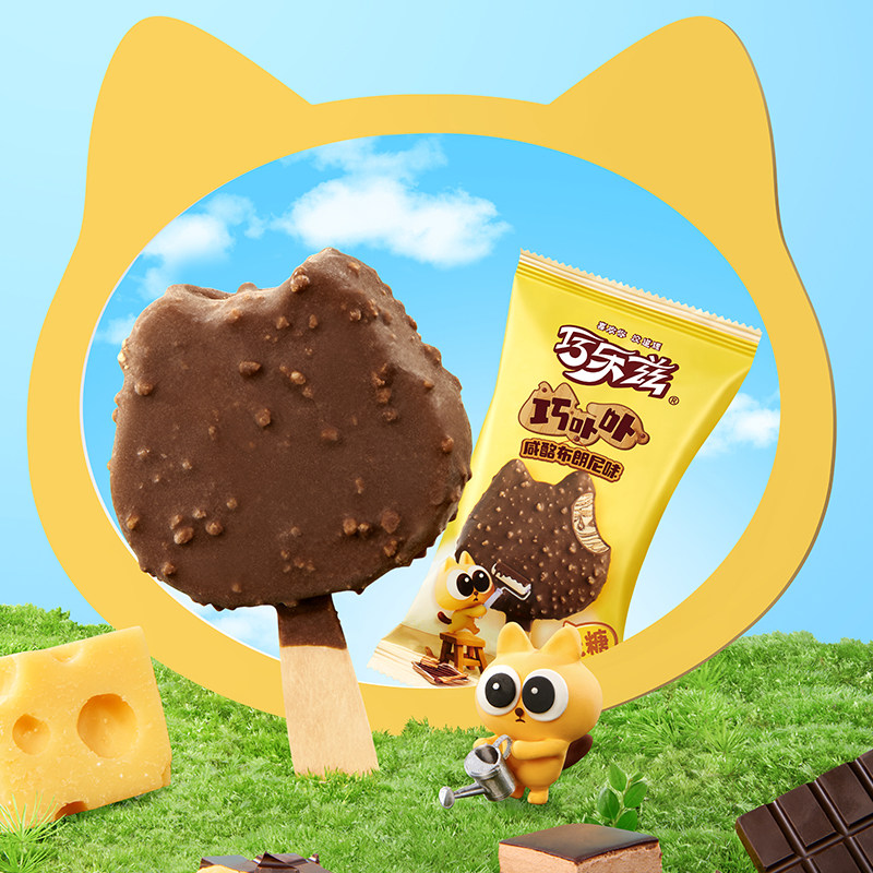 24支巧乐兹冰淇淋巧脆棒雪糕巧乐兹全家福12口味整箱冷饮