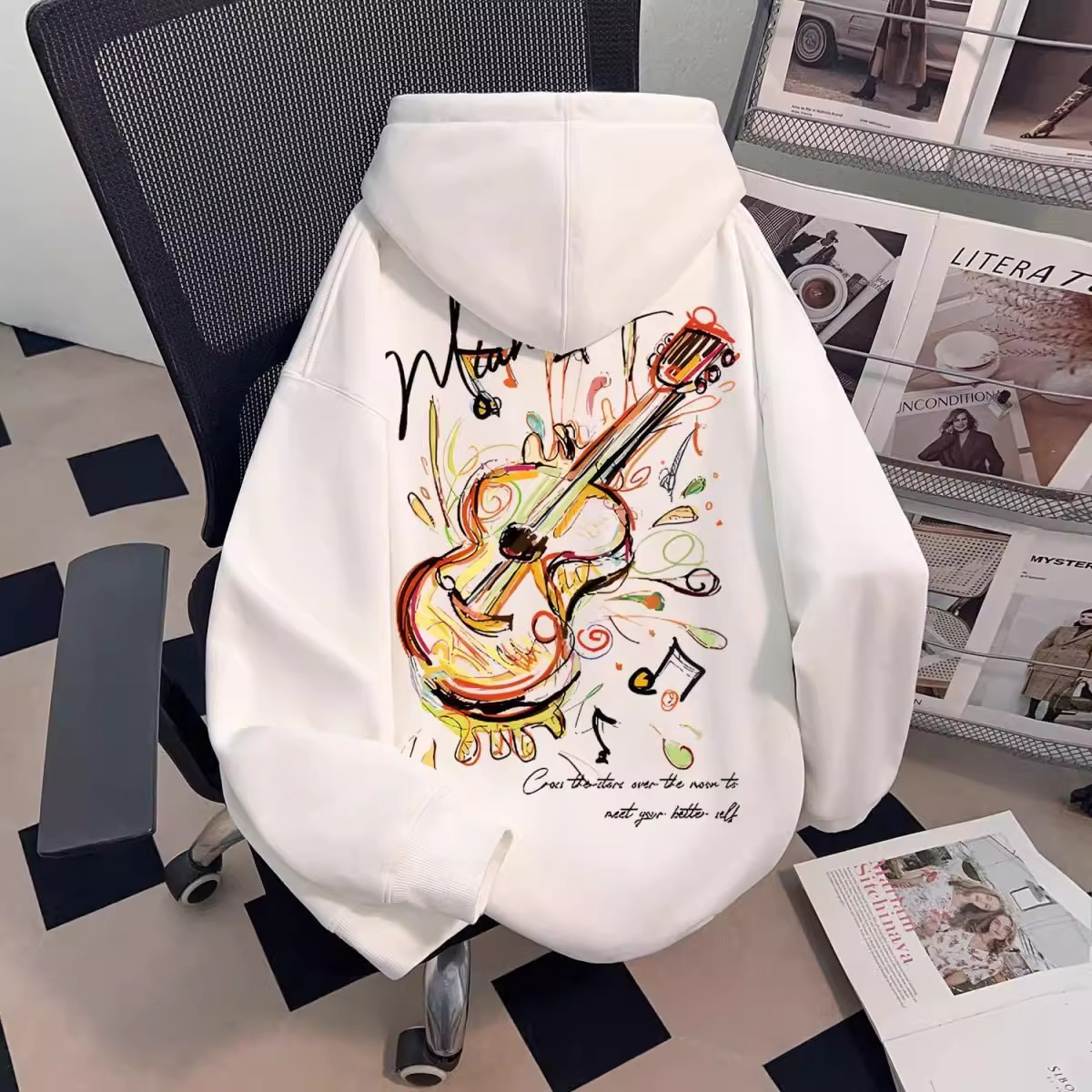 中大童美式印花连帽卫衣男女童秋冬加绒儿童学生慵懒宽松外套上衣,淘宝优惠券,粉丝福利购,淘宝优惠卷