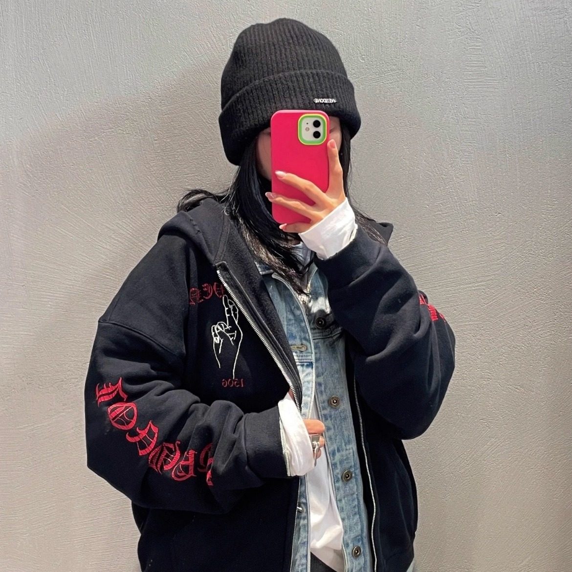 【现货】WE11DONE TRACK美式复古三眼小鹿印花拉链连帽卫衣外套,淘宝优惠券,粉丝福利购,淘宝优惠卷