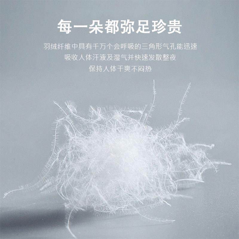 五星级酒店羽绒枕护颈椎助眠羽绒枕头一对男女鹅绒枕单人枕芯,淘宝优惠券,粉丝福利购,淘宝优惠卷