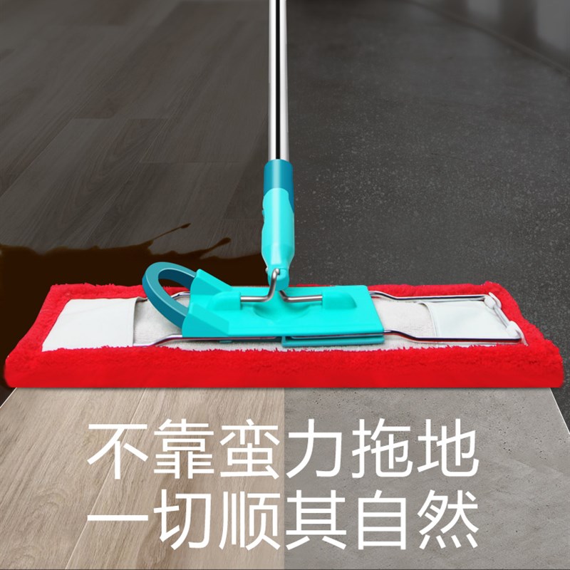 现货速发平板拖把夹布拖把地拖木地板拖把平拖木地板拖可批其他 - 图0