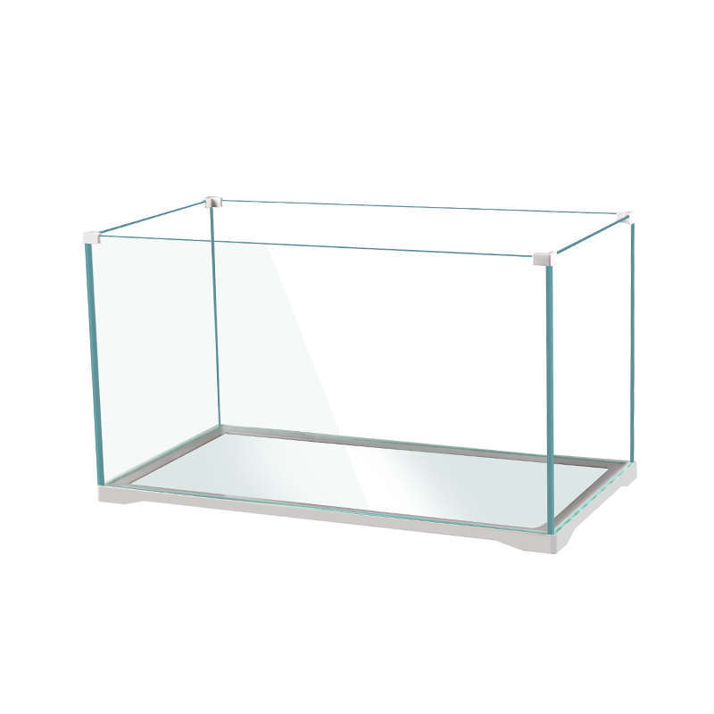 金晶超白鱼缸底部排水客厅小型桌面新款长方形裸缸家用玻璃乌龟缸-图3