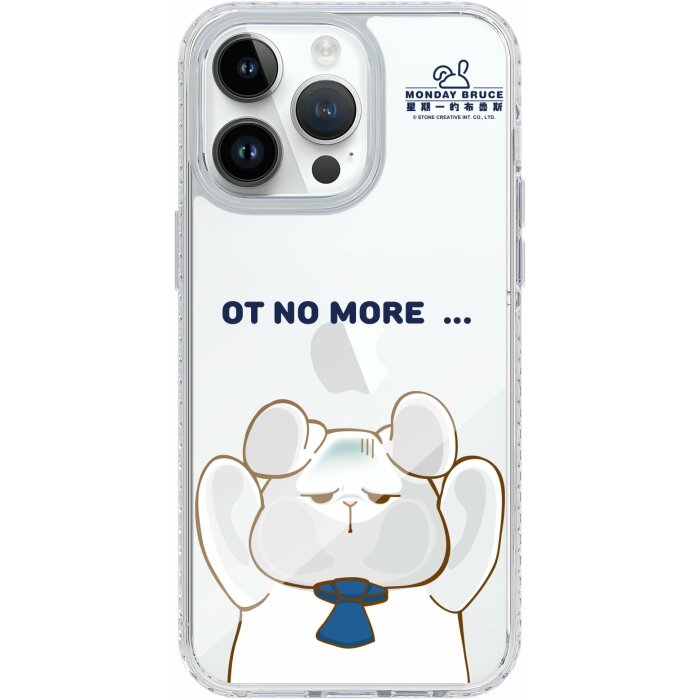 THE HOODx星期一的布鲁斯 不要上班 适用苹果iPhone16/15/14/Plus/Pro/Max 气垫防摔手机保护壳镜面保护壳 - 图0