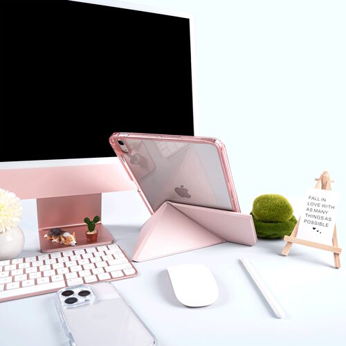 THE HOOD 多巴胺系列适用苹果平板 纯色新款可拆式多角度防摔折套 iPad Pro/Air8/Mini 2025带笔槽防摔保护套 - 图2