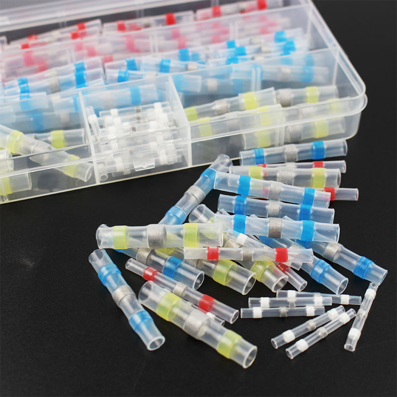 免压焊锡环热缩管绝缘套管BHT绝缘热缩中间对接端子防水电线连接 - 图2