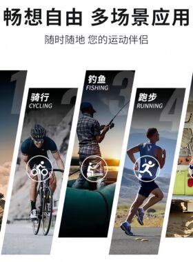 艾力奥偏光变色马拉松跑步运动眼镜防脱落款女骑行男防雾日夜两用